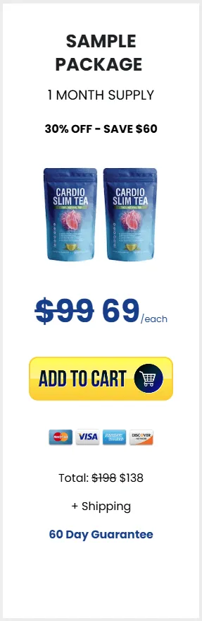Cardio Slim Tea Buy 1 Bottle
